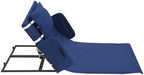 Electric Lifting Backrest for Bed,Soft Cushion, 600W 2-80° Adjustable Portable Electric Lifting Backrest with Armrests,330 lbs Capacity for Easily Getting up, Pregnant Women and Patients (Blue)