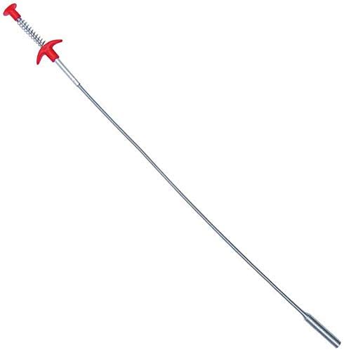Flexible Grabber Claw Pick Up Reacher Tool With 4 Claws Bendable Hose Pickup Reaching Assist Tool for Litter Pick, Home Sink, Drains, Toilet (35.4inch)