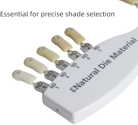 Dental Shade Guide 5 4 Colors | Teeth Whitening Shade Guide | IPS Natural Die Porcelain Veneer Color Guide