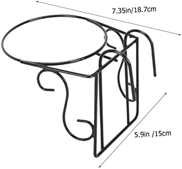 BESPORTBLE 2Pcs Pot Hanging Stand Railing Planter Baskets for Outdoor Use Hanging Plant Rack for Flowers and Greenery for Balcony Patio and Garden Decor