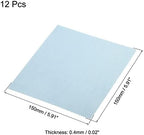 PATIKIL Eyeglass Microfiber Cleaning Cloth 6"x6", 12 Pack Glasses Cleaning Cloth Soft Suede Wipe Screen Cloth for Camera Lens Eyeglasses Screens in Individual Vinyl Pouch, Blue