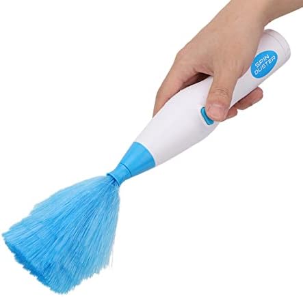 Electric Duster Automatic Duster Brush, 180 Degrees Bendable Rotating Duster with Extension Pole, Dirt Dust Duster for Window Desk Table Furniture