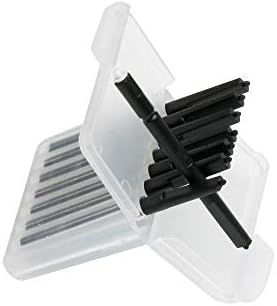 Hearing aid Wax Guard Filter for phonak, widex and Resound Wax Traps Hear Clear Cleaning kit Accessory (40 Filters) (Black)