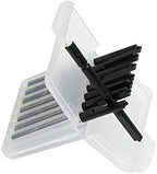 Hearing aid Wax Guard Filter for phonak, widex and Resound Wax Traps Hear Clear Cleaning kit Accessory (40 Filters) (Black)