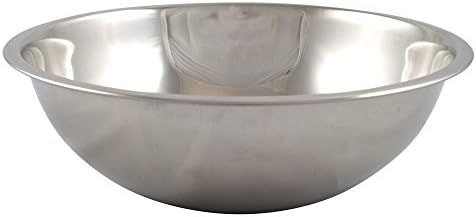 American METALCRAFT, Inc. SSB400 Stainless Steel Mixing Bowl, 10.5' Diameter, Silver, 4-Quart