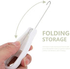 Zipper Puller Button Hook Button Tool Snap Fastener Tool Helper Zipper Dressing Aid Pulling Hook Foldable Clasp Fixed Buckle