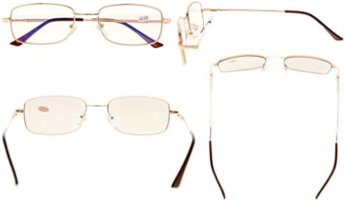 Eyekepper Computer Readers Bridge-flex Memory Titanium Mens Womens Spring Hinges Computer Reading Glasses