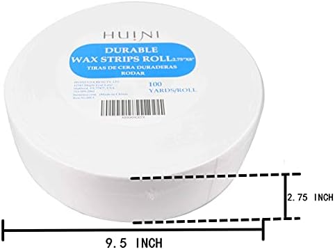 Huini 100 Yards Hair Removal Depilatory Nonwoven Epilator Wax Strip Paper Waxing Roll