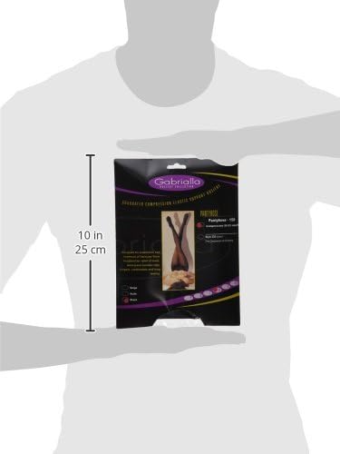 GABRIALLA Graduated Compression Sheer Pantyhose (20-22 mmHg) H-150 2 Pack