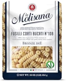 La Molisana Pasta Fusilli Bucati Cort, 1 Pound (Pack of 1)