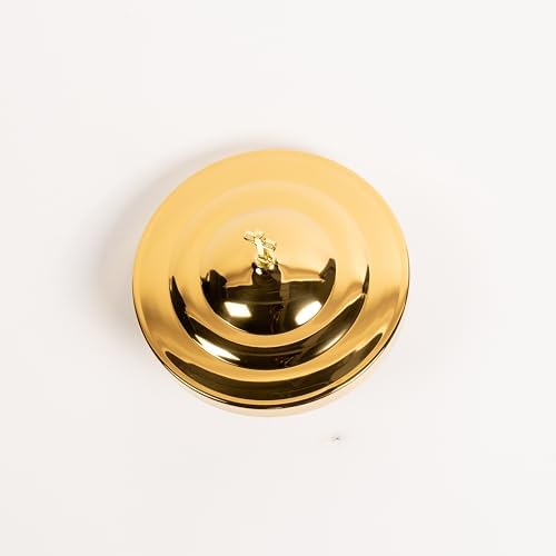 BROADMAN CHURCH SUPPLIES RemembranceWare Communion Bread Plate Cover, Brass