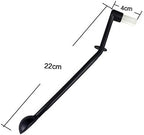 Number-One Coffee Machine Brush Cleaner Nylon Espresso Machine Brush Grinder Brush Coffee Cleaning Tool with Spoon (Pack of 2)