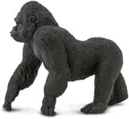 Safari Ltd. Lowland Gorilla Figurine - Lifelike 4.25" Primate Figure - Educational Toy for Boys, Girls, and Kids Ages 3+