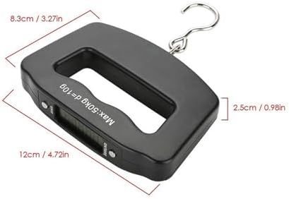 Portable Handheld Travel Luggage Electronic Scale Digital LCD Hanging Suitcase Weighting Scale LCD 50 Kg 10g for Fishing Luggage