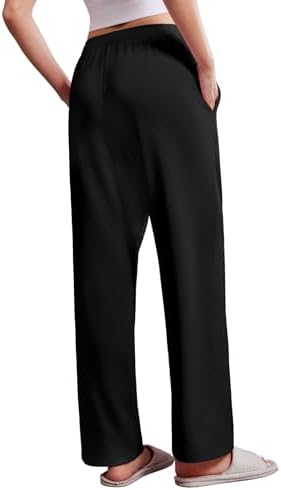 Deyeek Women's Tear Away Pants with Pockets Easy Access Adaptive Pants Post Hip Knee Leg Surgery Breakaway Lounge Sweatpants