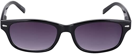 Mass Vision Reading Sunglasses 'The Intellect' 3 Pair of Full Lens Readers with Spring Hinges & UV400 Protection (no bifocal)
