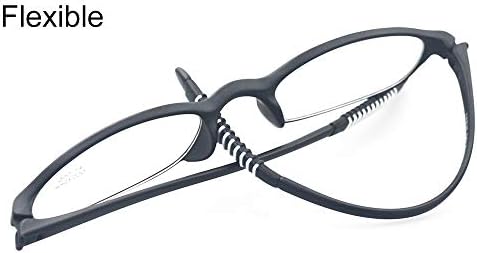 Lightweight Reading Glasses,Flexible(Memory Plastic) Readers, Men and Women