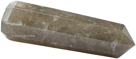 Amazing Gemstone Smoky Quartz Crystal Towers - Natural Healing Crystal Point Obelisk for Reiki Healing and Crystal Grid (2" to 3" Inch)