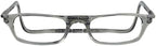 Clic Magnetic Reading Glasses for Men or Women, Computer Readers, Original Expandable (M-XL, Smoke, 1.50 Magnification)