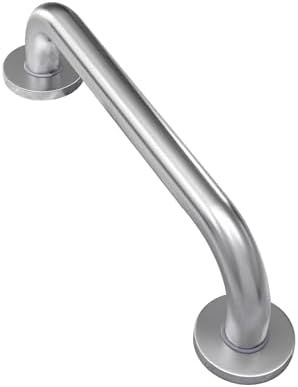 AmazerBath Grab Bars for Shower 9" L x 1" D, Handicap Shower Grab Bars for Senior Anti Slip, Shower Safety Bars for Wall Stainless Steel, Holds up to 500LBs, Brushed Nickel