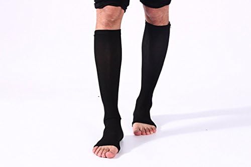 Medical Compression Socks Leg Support Stocking Zipper Men Women