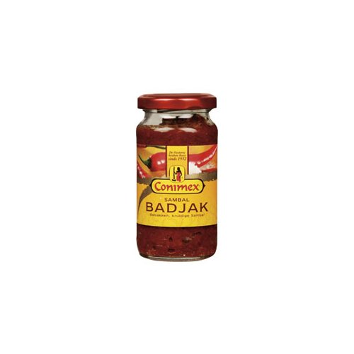 Conimex Sambal Badjak Hot Chilli Paste (Economy Case Pack) 7 Oz Jar (Pack of 6)