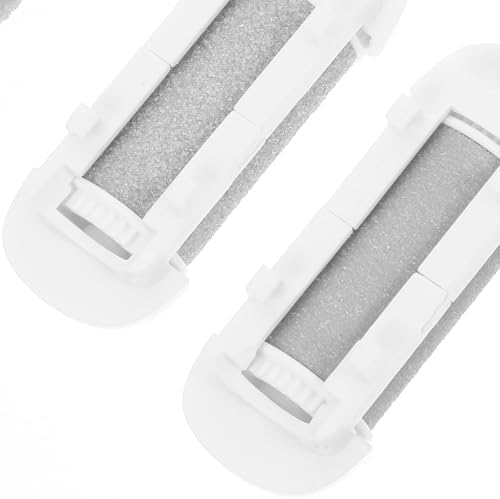 FRCOLOR 3pcs Replacement Roller Refill Heads for Electric Foot Callus Remover Coarse Grinding Wheels Foot File Refill Rollers for Pedicure