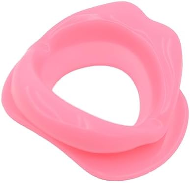 (2 Pack) Face Slimmer,Icanwin Silicone Rubber Face CareFace-Lift Slimmer Exercise Mouth Piece Muscle Anti Wrinkle Lip Trainer Mouth Massager Exerciser Mouthpiece