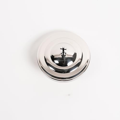 Broadman Church Supplies RemembranceWare Communion Bread Plate Cover, Silver