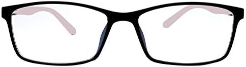 Mens Womens +3.25 Pink Retro Photochromic Reading Glasses Readers Spectacles Eyeglasses Student Eyewear