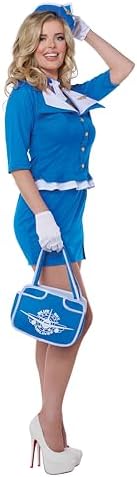 California Costumes Retro Stewardess Costume