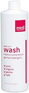 Mediven Medi-Care Wash Stocking Detergent, 16 oz. Bottle – Medical Compression Garment Laundry Detergent Wash, Safely Removes Body Oils, Pure & Organic