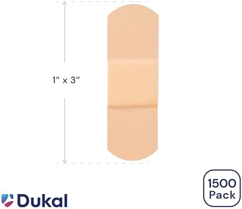 American White Cross Adhesive Bandages, Sheer Strips, 1" x 3" | Bulk Case of 1500 | Sterile, Breathable and Multi-Purpose for School Nurses, Businesses, and First Aid Kits