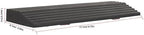 LUOZZY 2pcs Robot Vacuum Cleaner Ramp Pad - Plastic Threshold Ramp for Home Supplies - Black