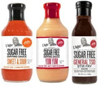 G Hughes Sugar Free Asian Sauces Variety Pack - Stir Fry Sauces and Dressings, Gluten Free Dipping Sauces - Sweet & Sour, Yum Yum, & General Tso Sauce (3 Pack)