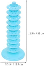 SOLUSTRE Multi-tier Lollipop Stand with Adjustable Blue Pp Base, Reusable Decorative Candy Holder for Party Favors and Event Displays, 10-layer 2pcs