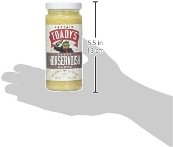 Captain Toady's Hardy Horseradish Sauce (8 oz.) (Pack of 2)