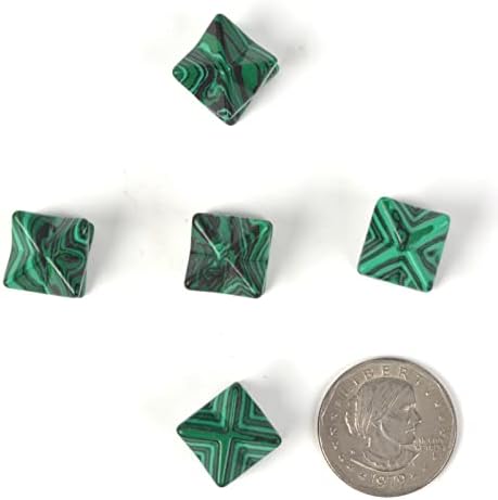 Healing Carved Gemstone Crystal Merkaba Star 25mm Sacred Geometry Chakra Stone