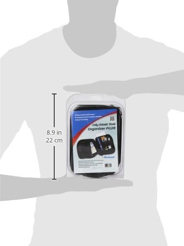 Medicool Daily Diabetic Organizer Portable Insulin Travel Case Large Gel Pack | DDO