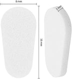 60 Pairs Adhesive Eyeglass Nose Pads Soft Foam Nose Pads Self Anti-Slip Eyeglass Nose Pads Thin Nosepads for Eyeglasses Sunglasses (White)