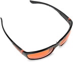 Spectra479 - 99.9% Blue Light Blocking Amber Glasses for Sleep - Medium Adult Size Nighttime Eye Wear - Special Orange Tinted Glasses Help You Sleep & Relax Your Eyes