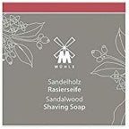 MÜHLE SHAVE CARE Sandalwood Shaving Soap| Anti-Inflammatory | Plant-Based with Aloe Vera | 65g