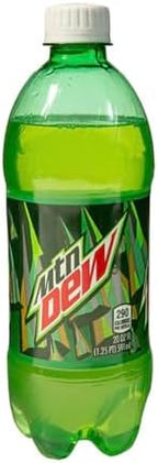 Mountain Dew Soda, 20 Fl Oz (Pack of 24)