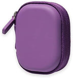 CaseSack Case for Hearing Aids compatible with EarCentic EasyCharge Rechargeable Hearing Aids also for Otofonix Elite/Encore, Banglijian, Britzgo, My Tone, LIGINN, Blaids, Lexie, Tweak (Purple)