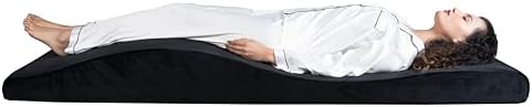 ENDELLE Lash Bed Topper,Curvy Massage Foam Cushion for Salon, Ergonomic Massage Topper with Removable Cover-70×23"