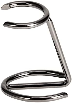 1 Piece Metal Shaving Brush and Razor Holder Shave Brush Stand Beard Brush Holder Razor Brush Holder Razor Stand for Razor Storage Men's Shaving Tool, Gun Black