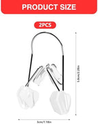 2 Pcs Nose Shaper Clip, Up Lifting Clip Nose Shaper, Silicone Wide Nose Slimmer Pain Free Up Lifting Straightener