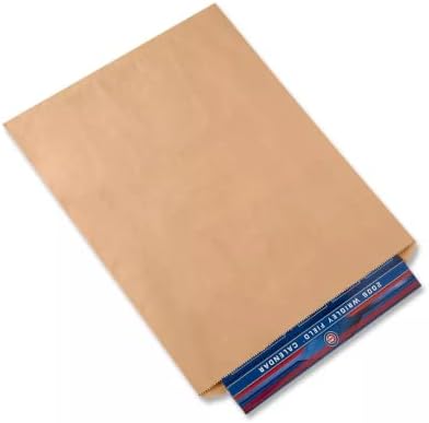 14 3⁄4 x 18" Premium Quality Kraft Paper Bags Flat Merchandise Bags by A1BakerySupplies 100pack