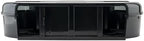 Winco TD-220 Double Roll Jumbo Toilet Paper Dispenser Black Medium