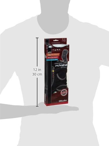 MUELLER Sports Medicine Hg80 Hinged Knee Brace, Knee Pain Relief Support for Men and Women, Ideal for Arthritis, Sprains, Prevents Hyperextension, Black, Small